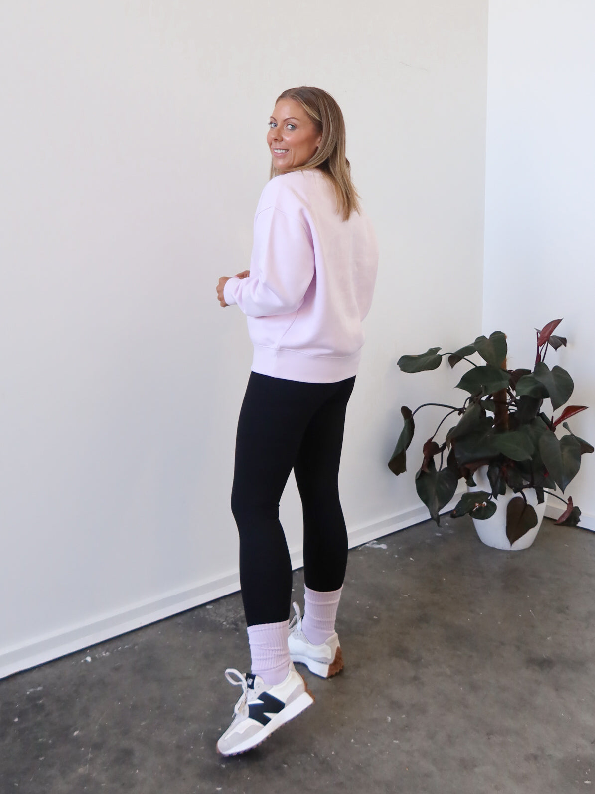 Gracie Relaxed Crew - Orchid