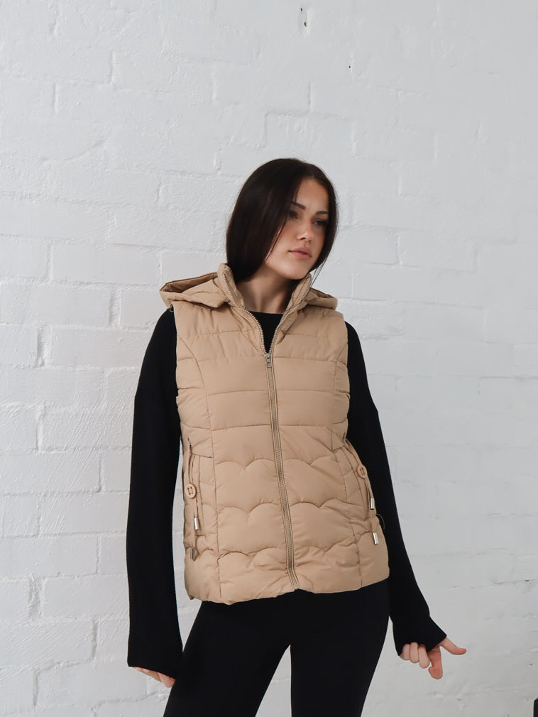 Luna Vest - Beige
