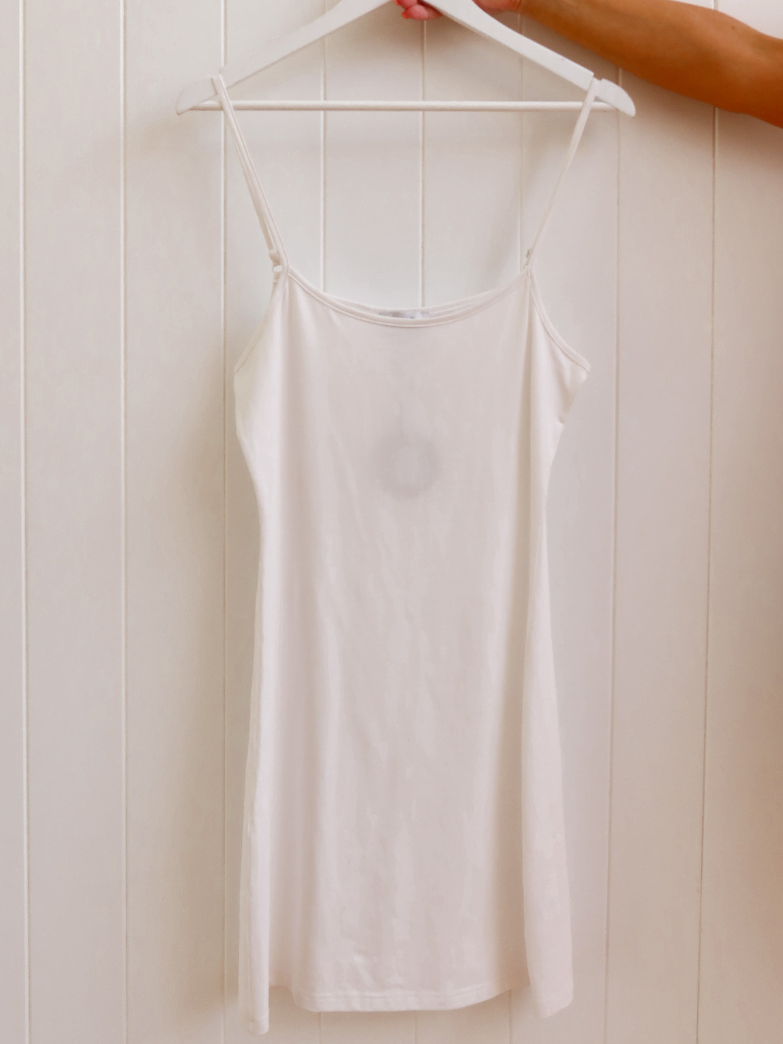 Martin Longline Singlet- White