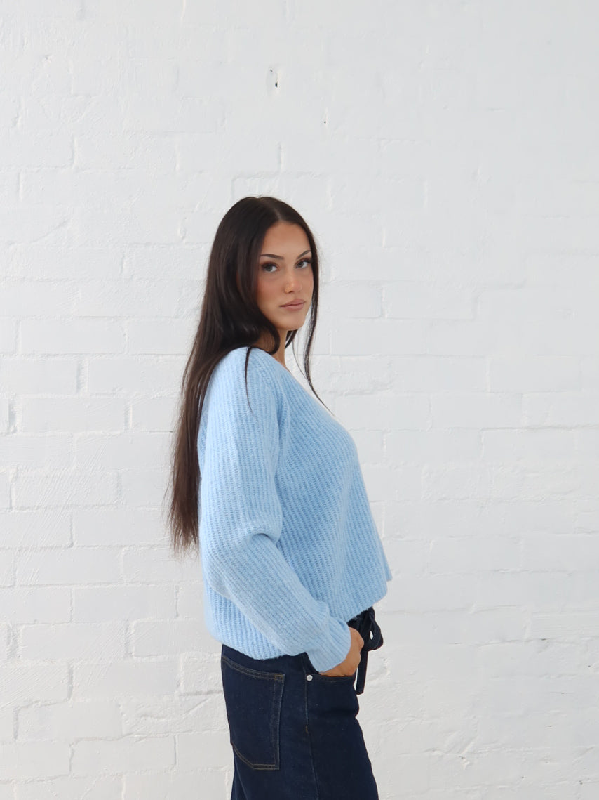 Dane Cardigan- Powder Blue