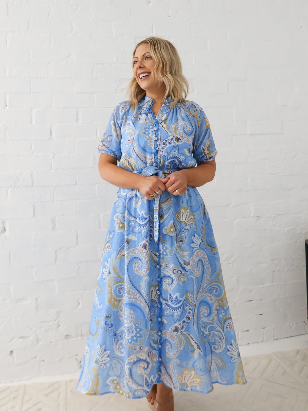 Alaia Dress- Sky Light