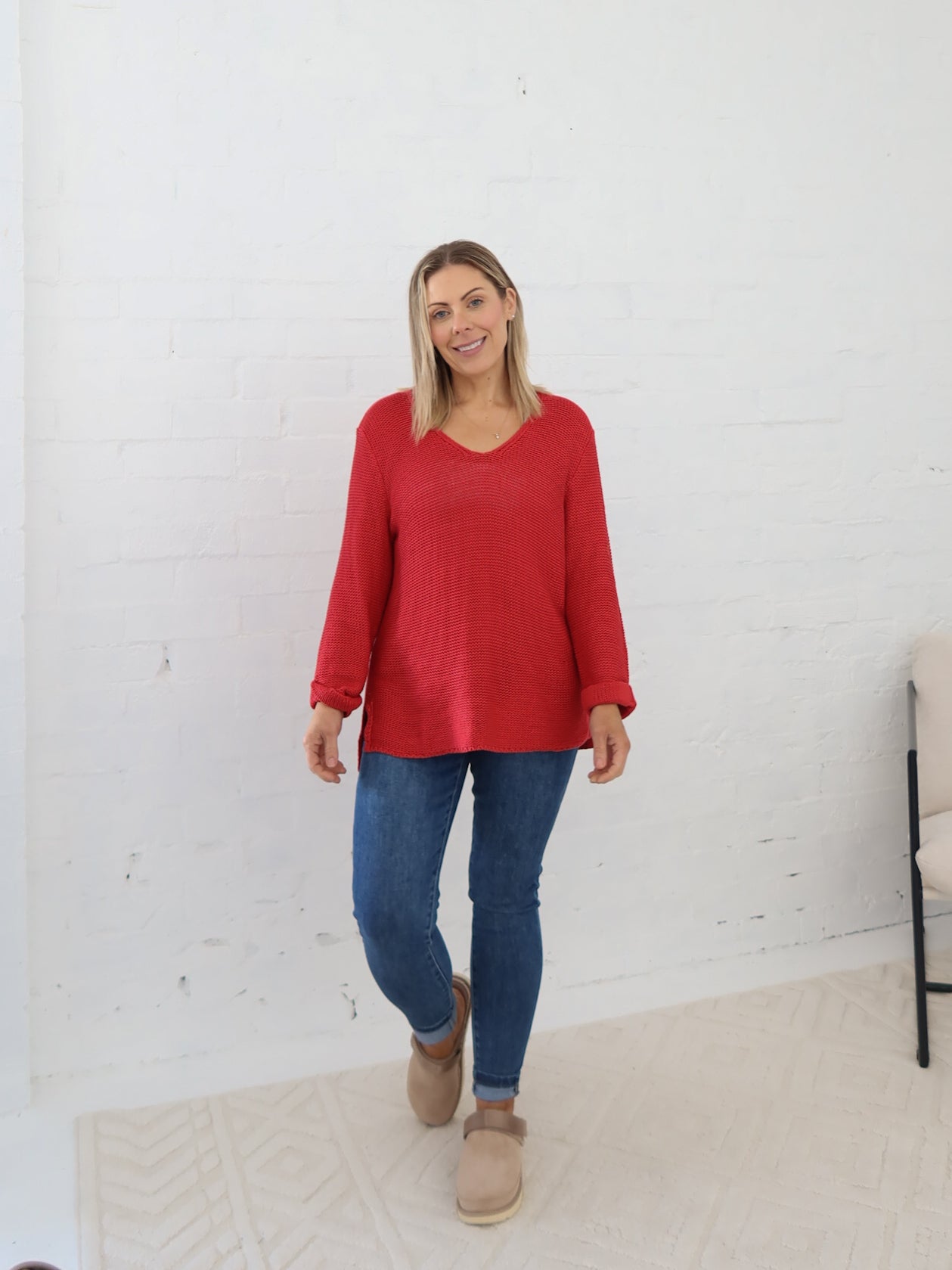 Sailah Knit - Red