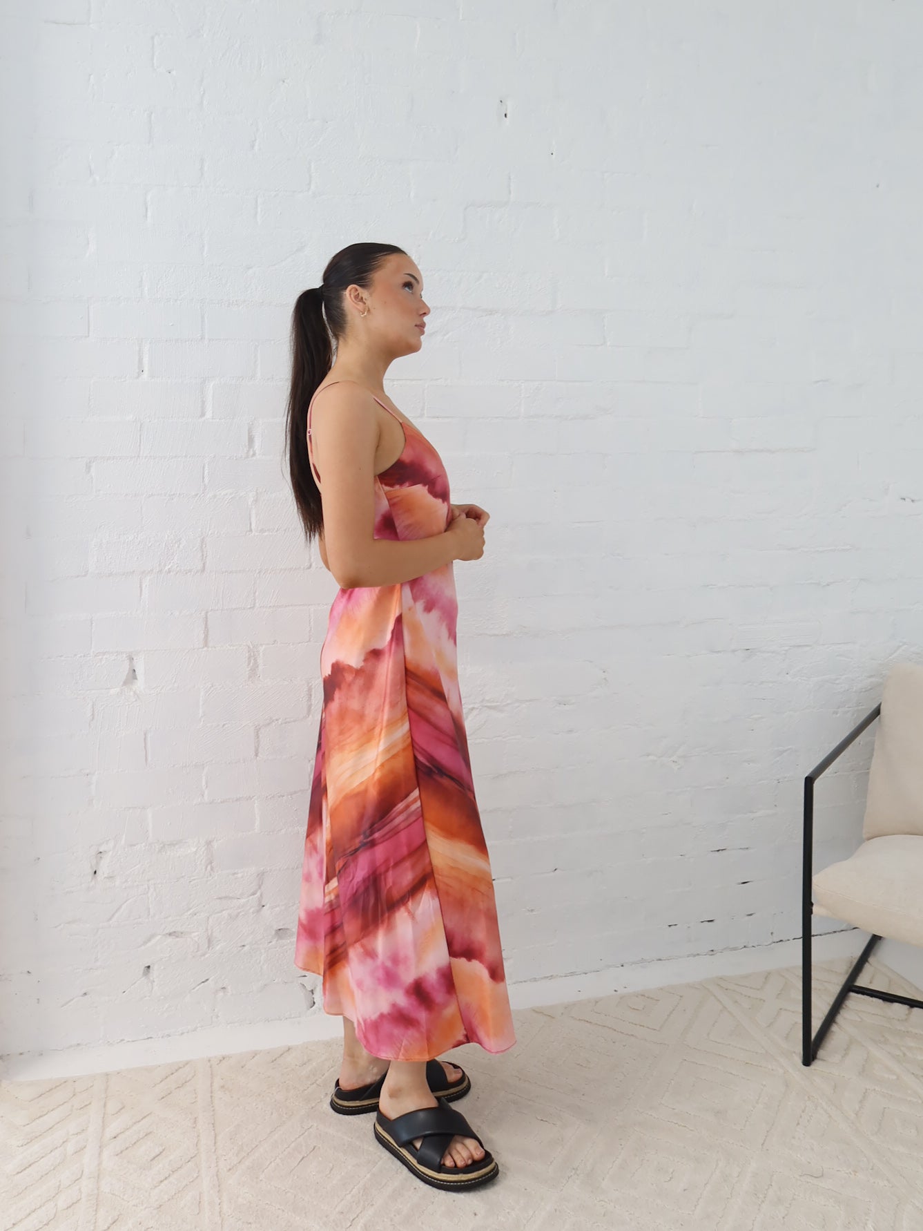 Lulu Dress- Multi Pink