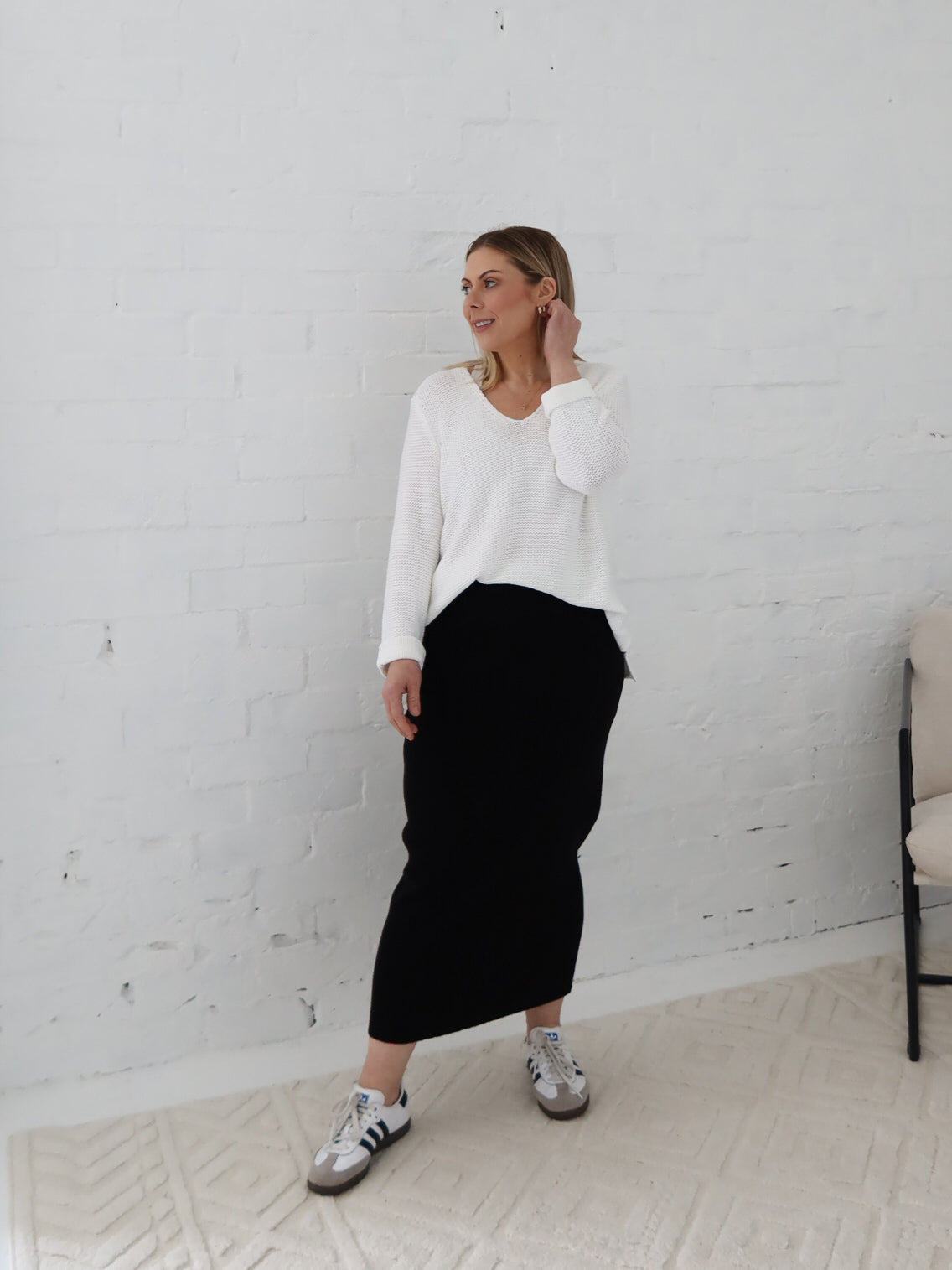 Sailah Knit - White