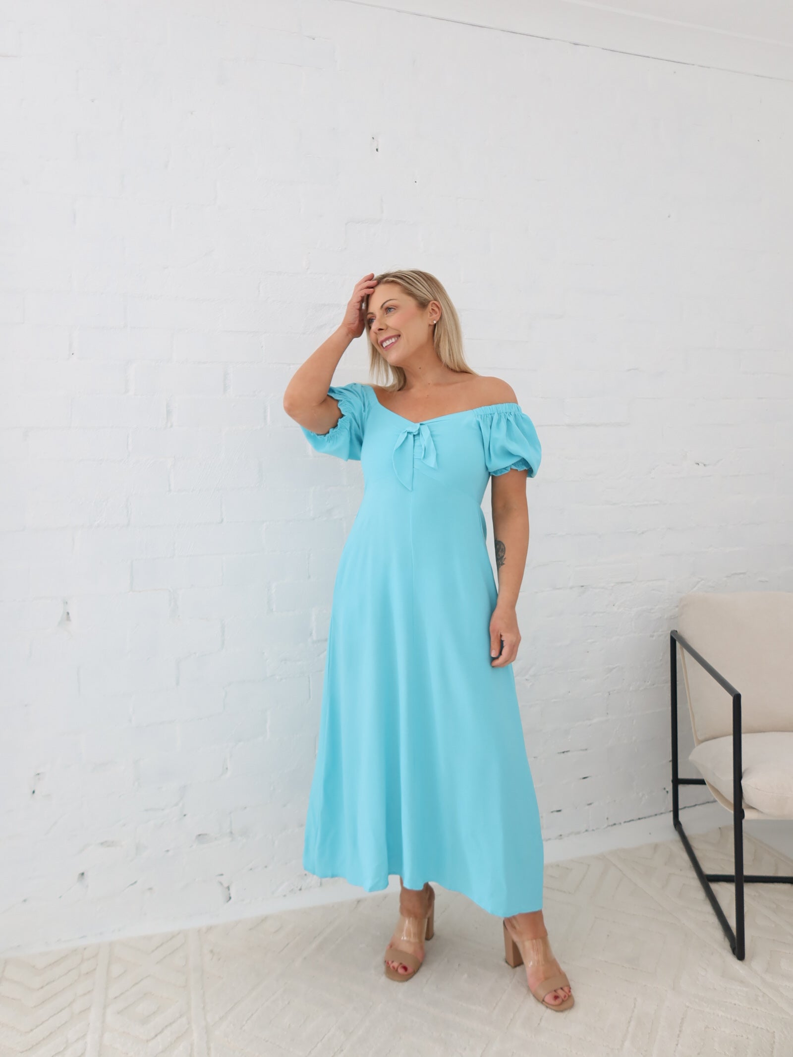 Estella Dress - Blue