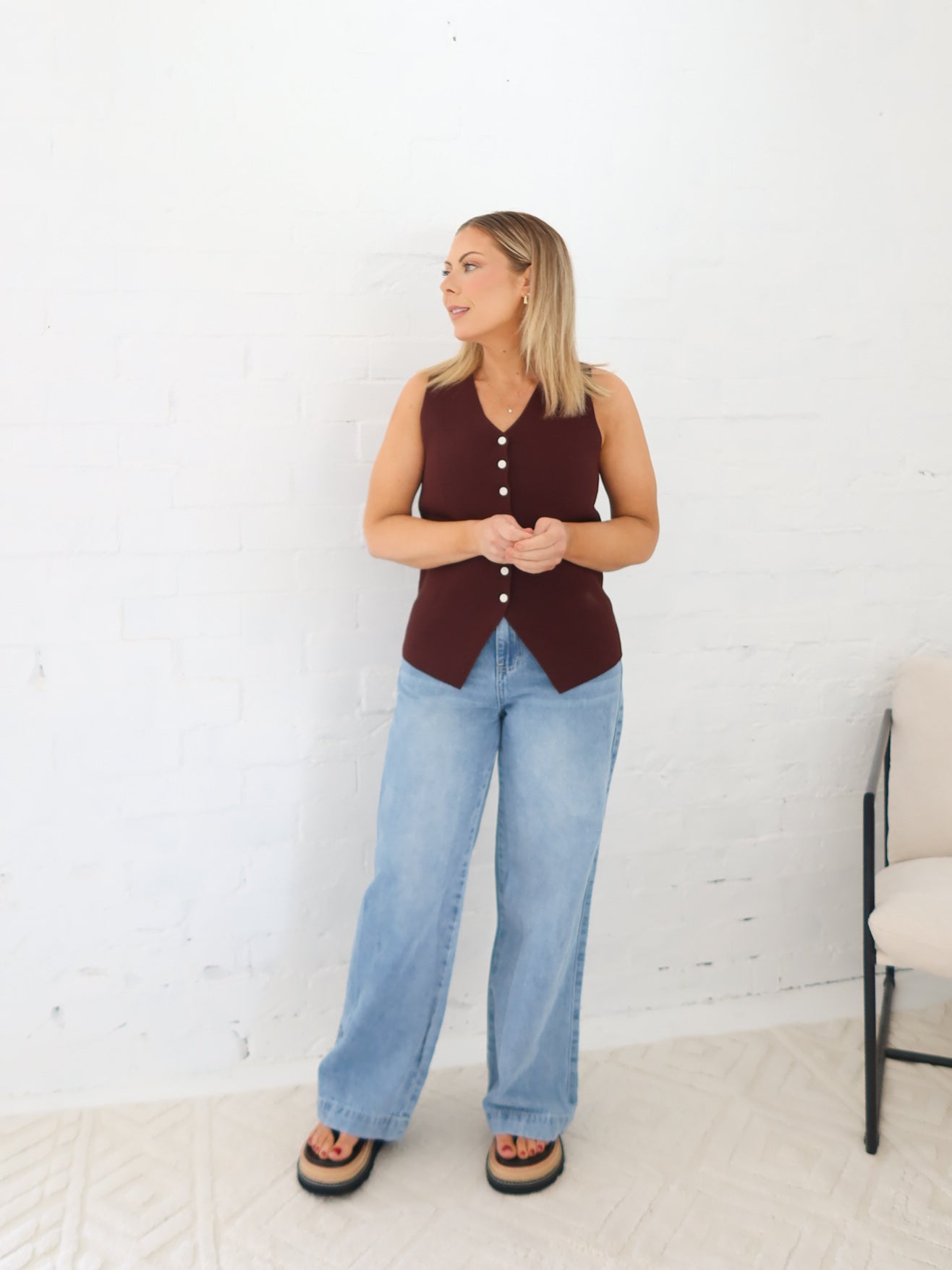 Parker Vest - Chocolate