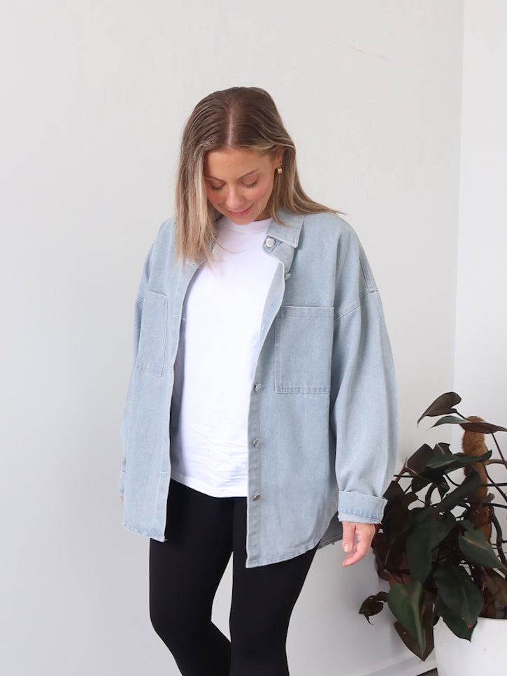 Danbury Shacket - Blue