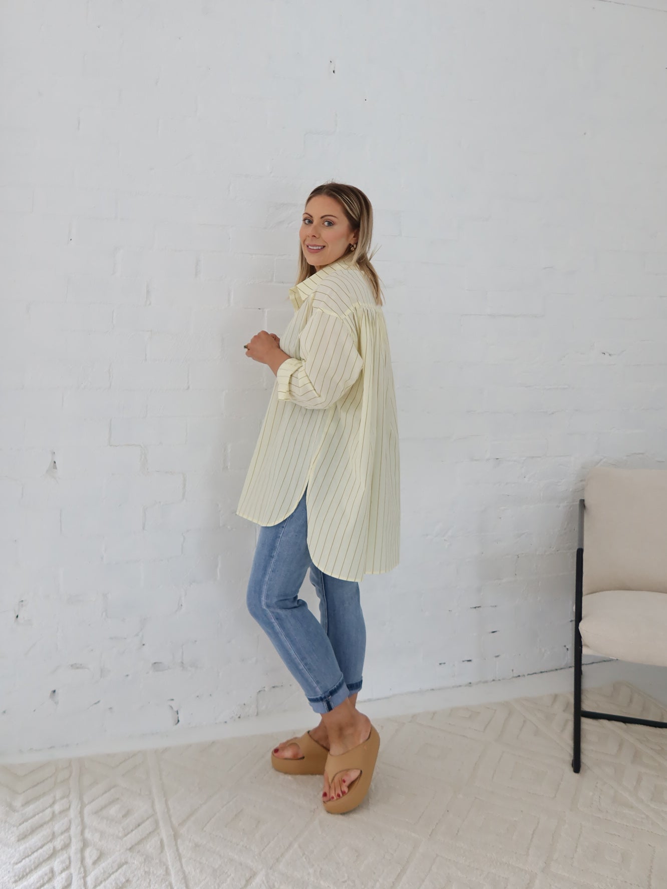 Lena Shirt - Butter Yellow