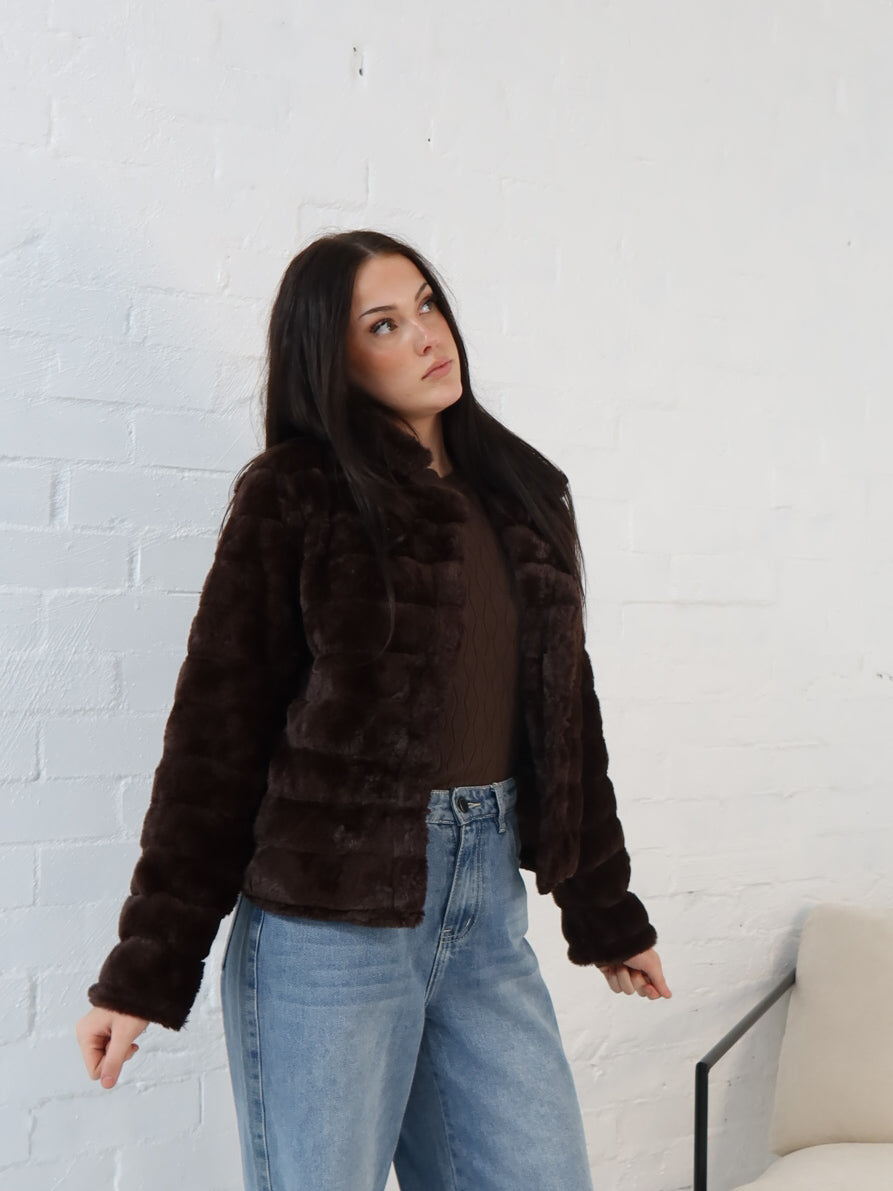 Florence Jacket- Chocolate