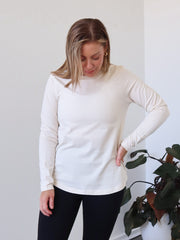 Noni Long Sleeve Tee - Ivory