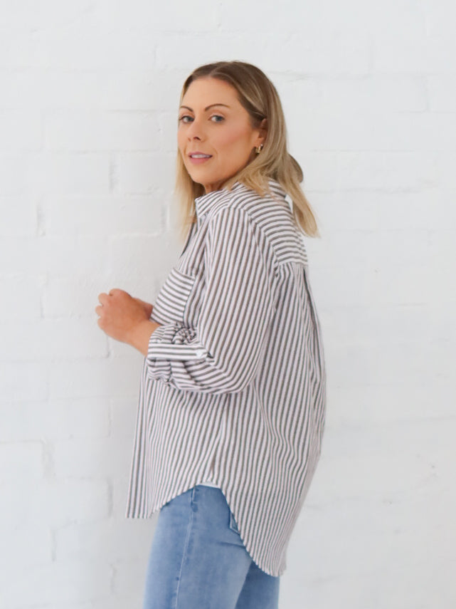 Emma Shirt- Chocolate