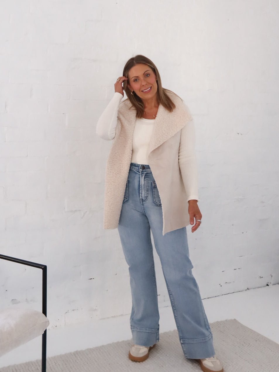 Lana Vest- Bone