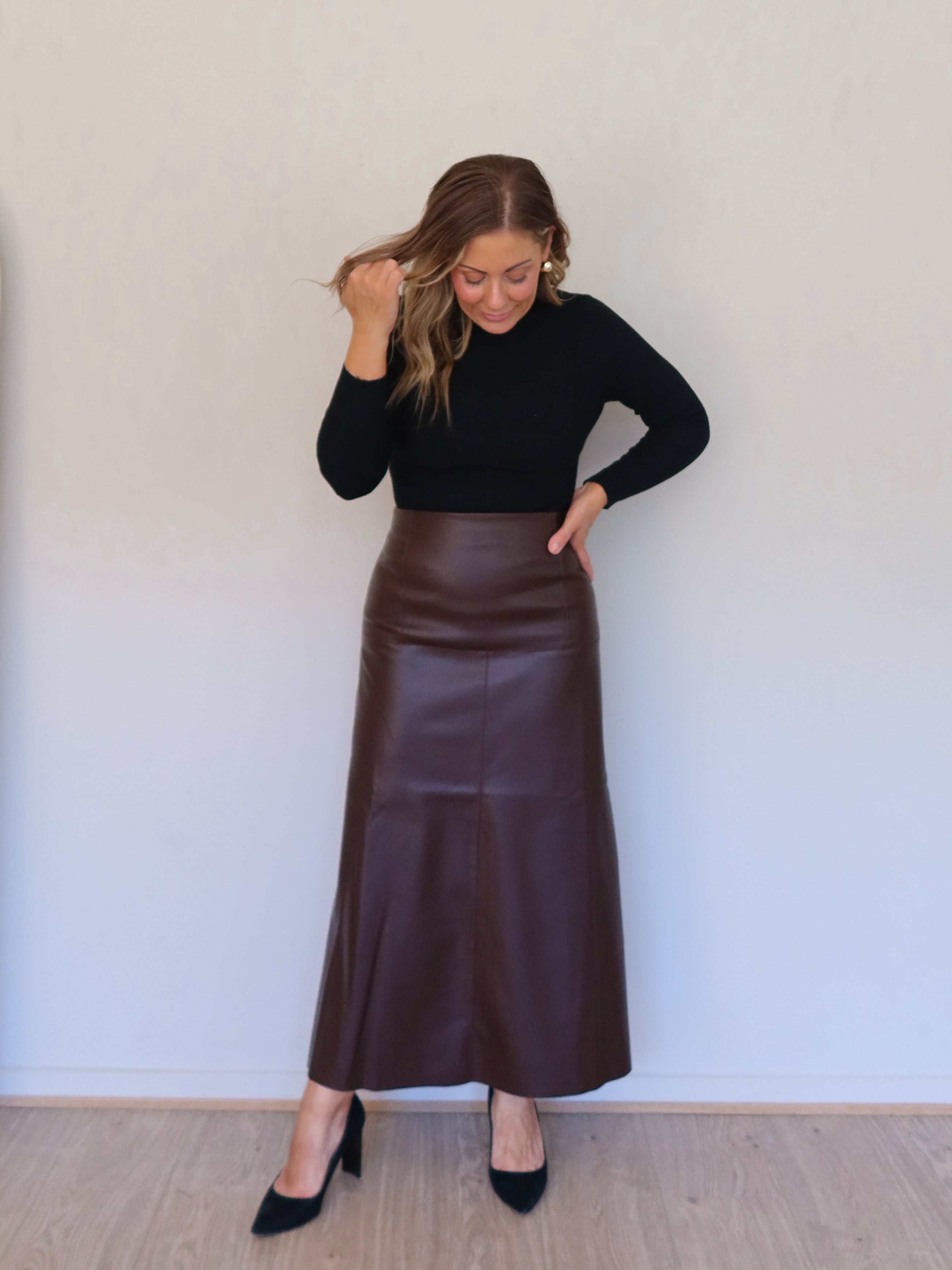 Saffy Skirt - Chocolate