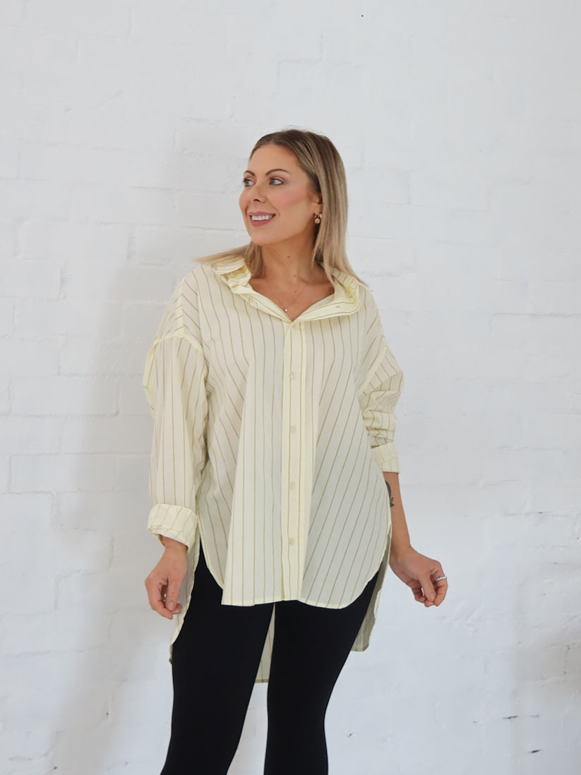 Lena Shirt - Butter Yellow