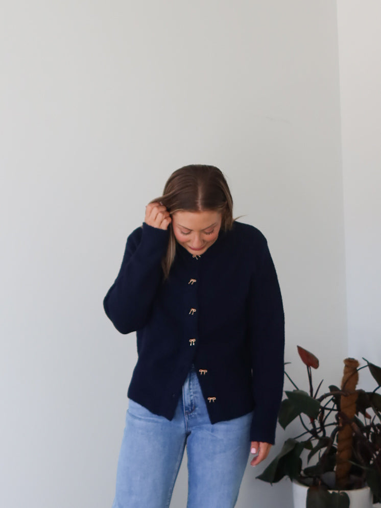 Mckinley Cardigan - Navy