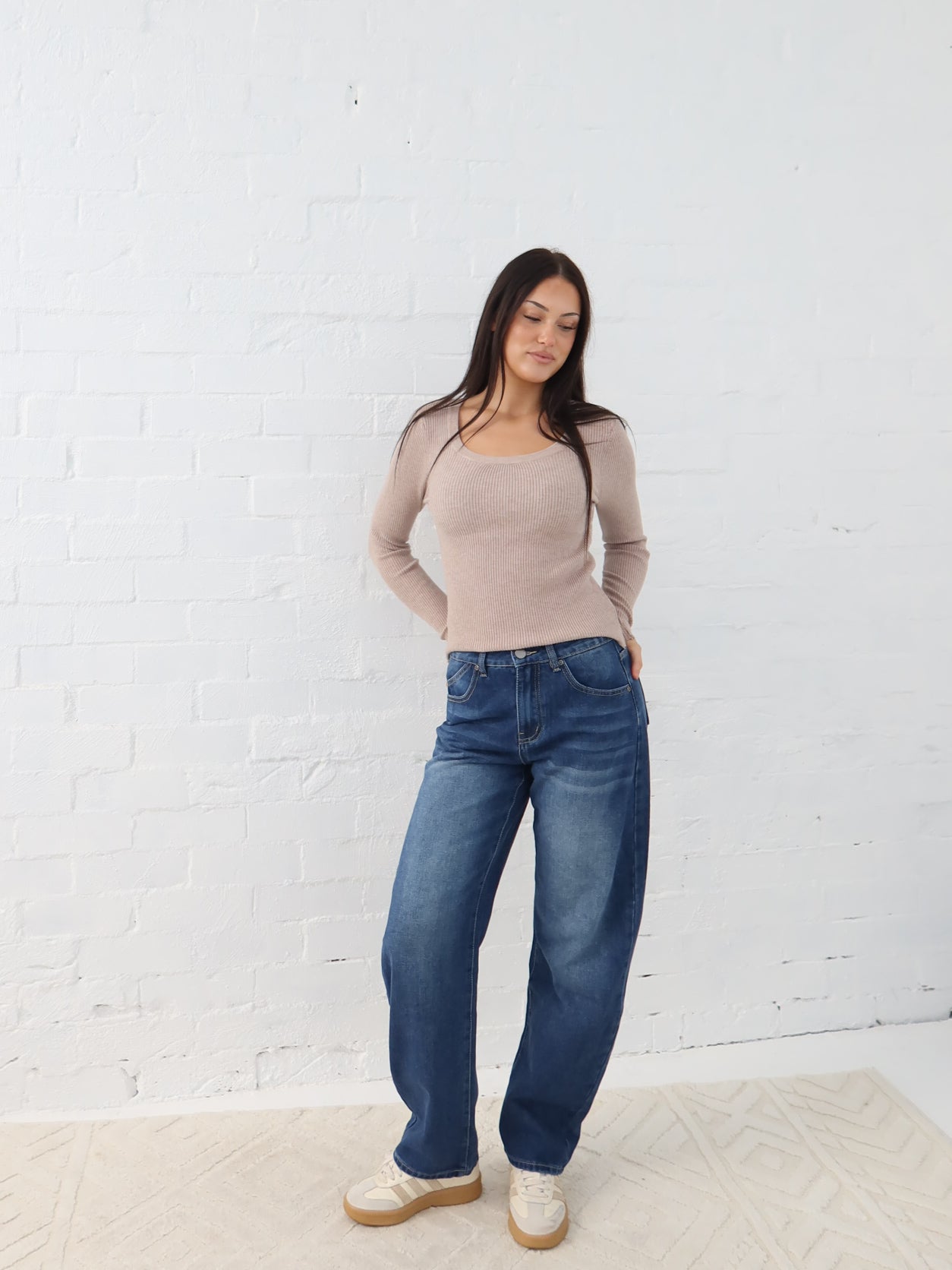 Selma Knit Top - Mocha