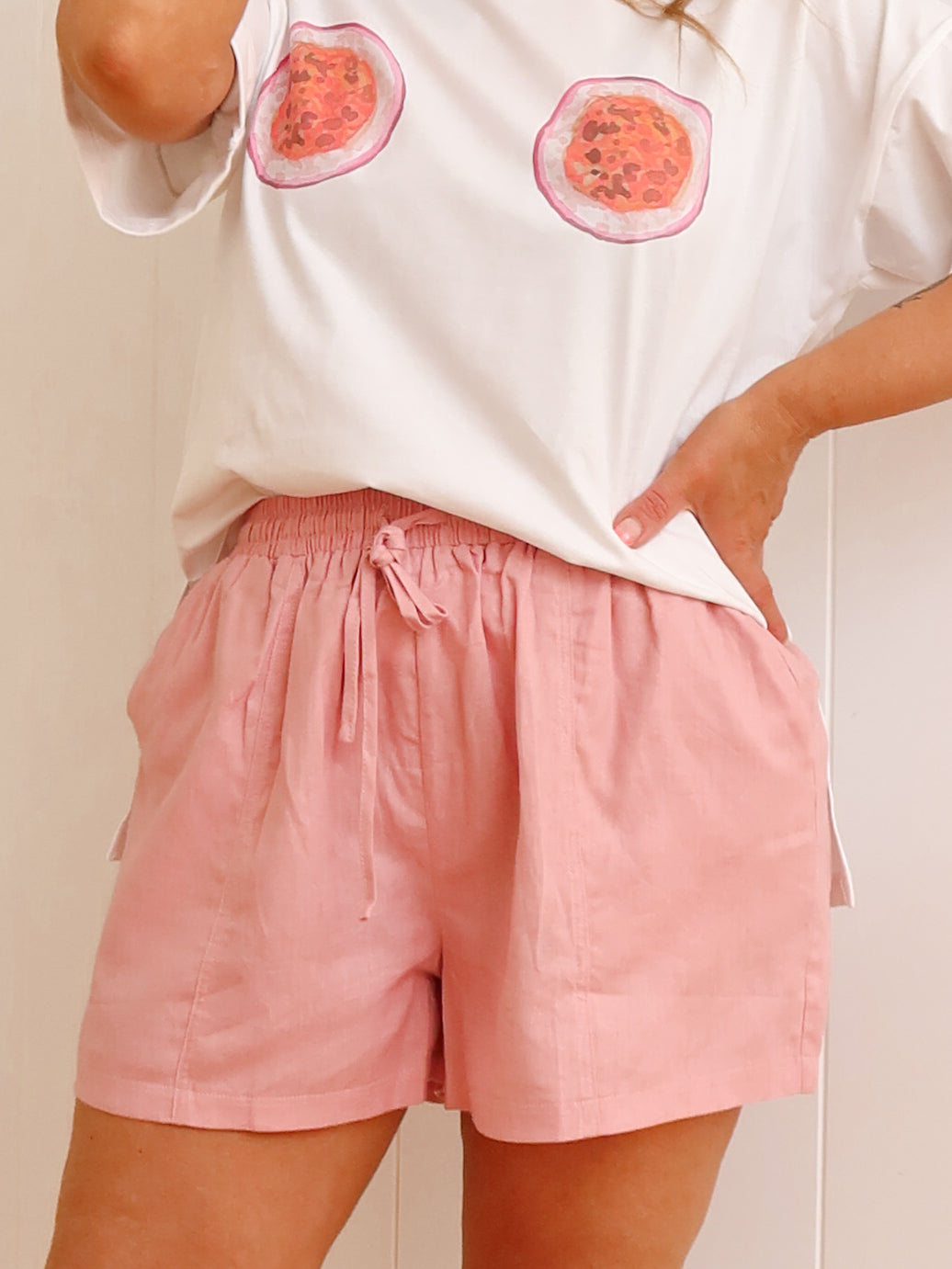 Rosie Shorts - Dusty Pink
