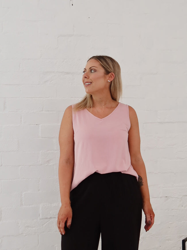Mia Top- Pink