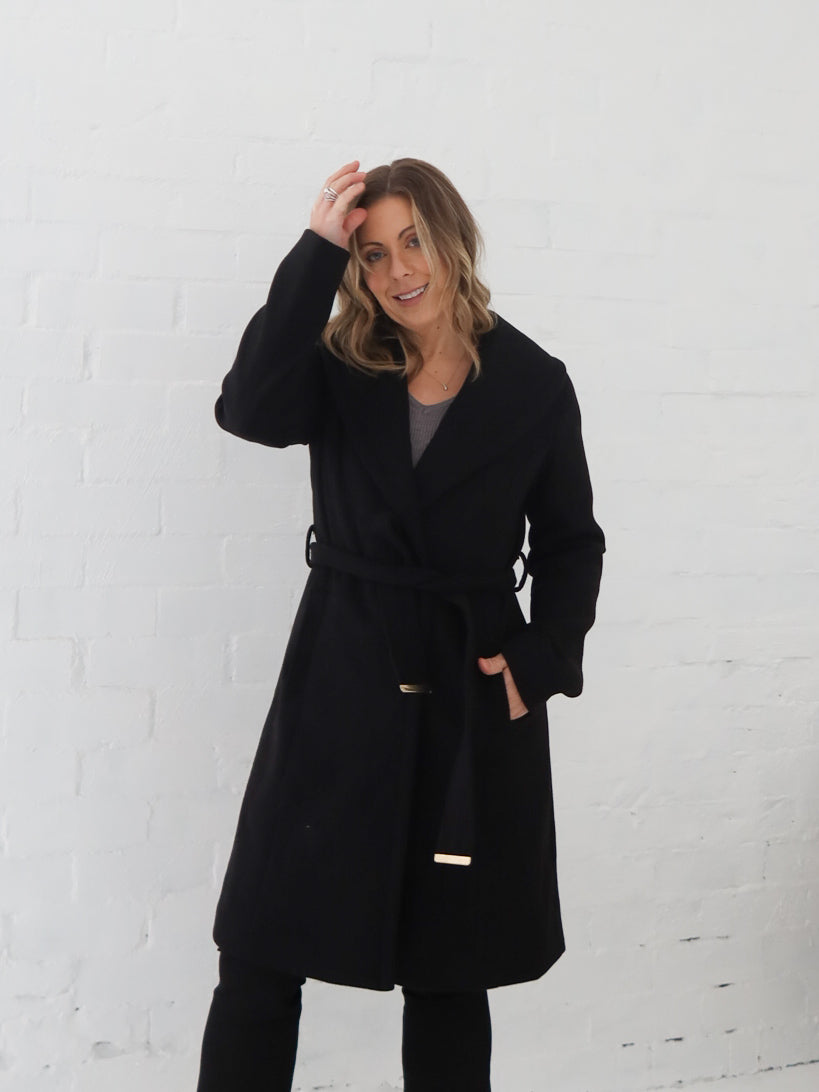 Harper Coat- Black