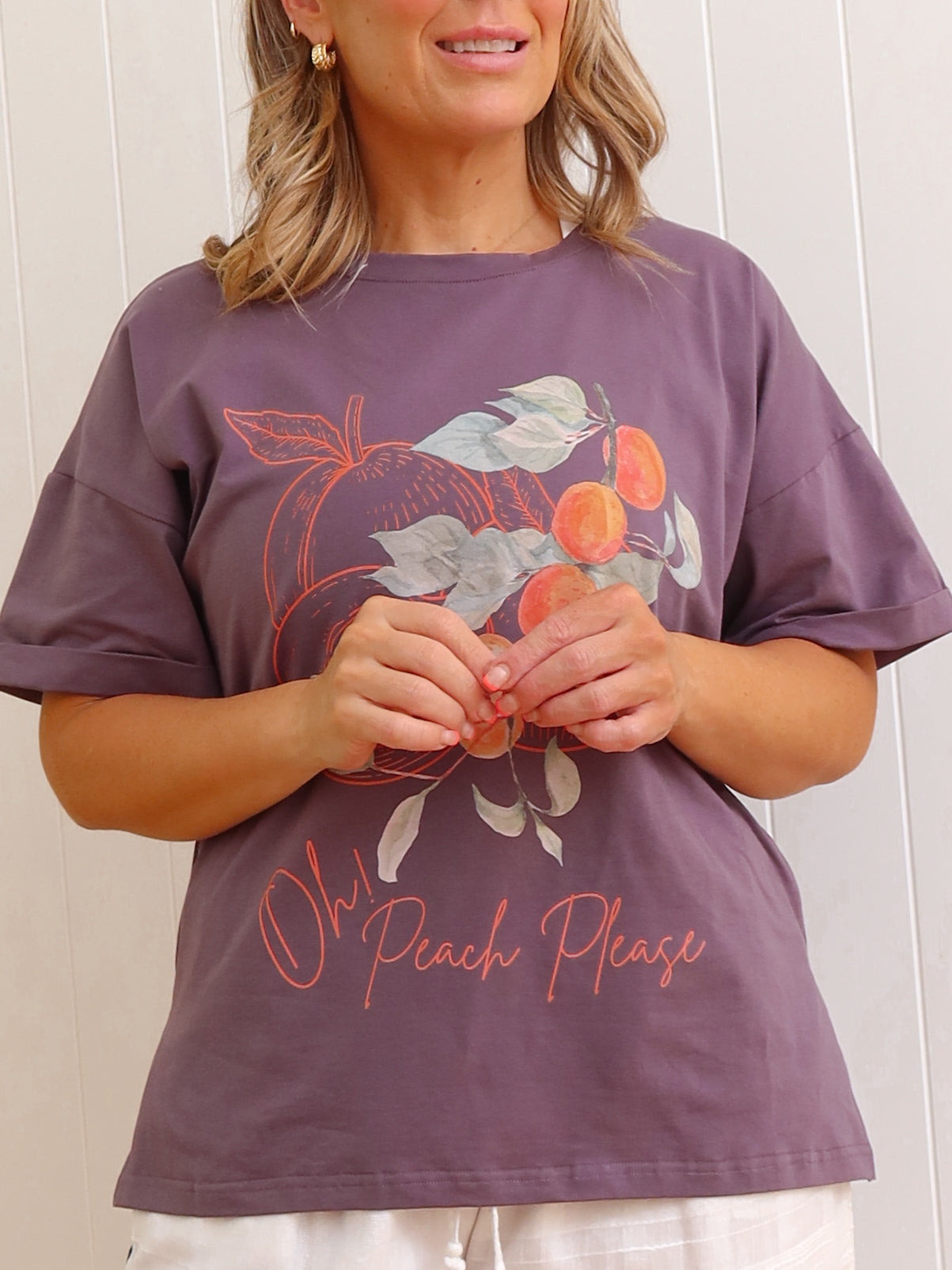 Oh! Peach Please Tee