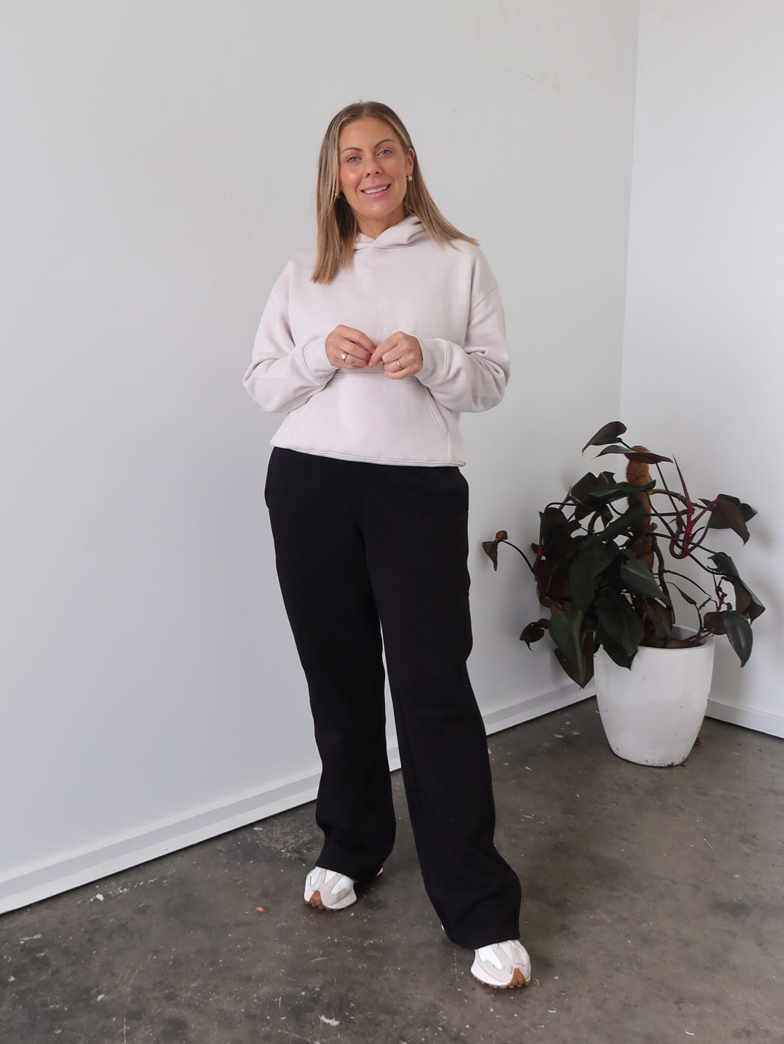 Frankie Hoodie - Bone