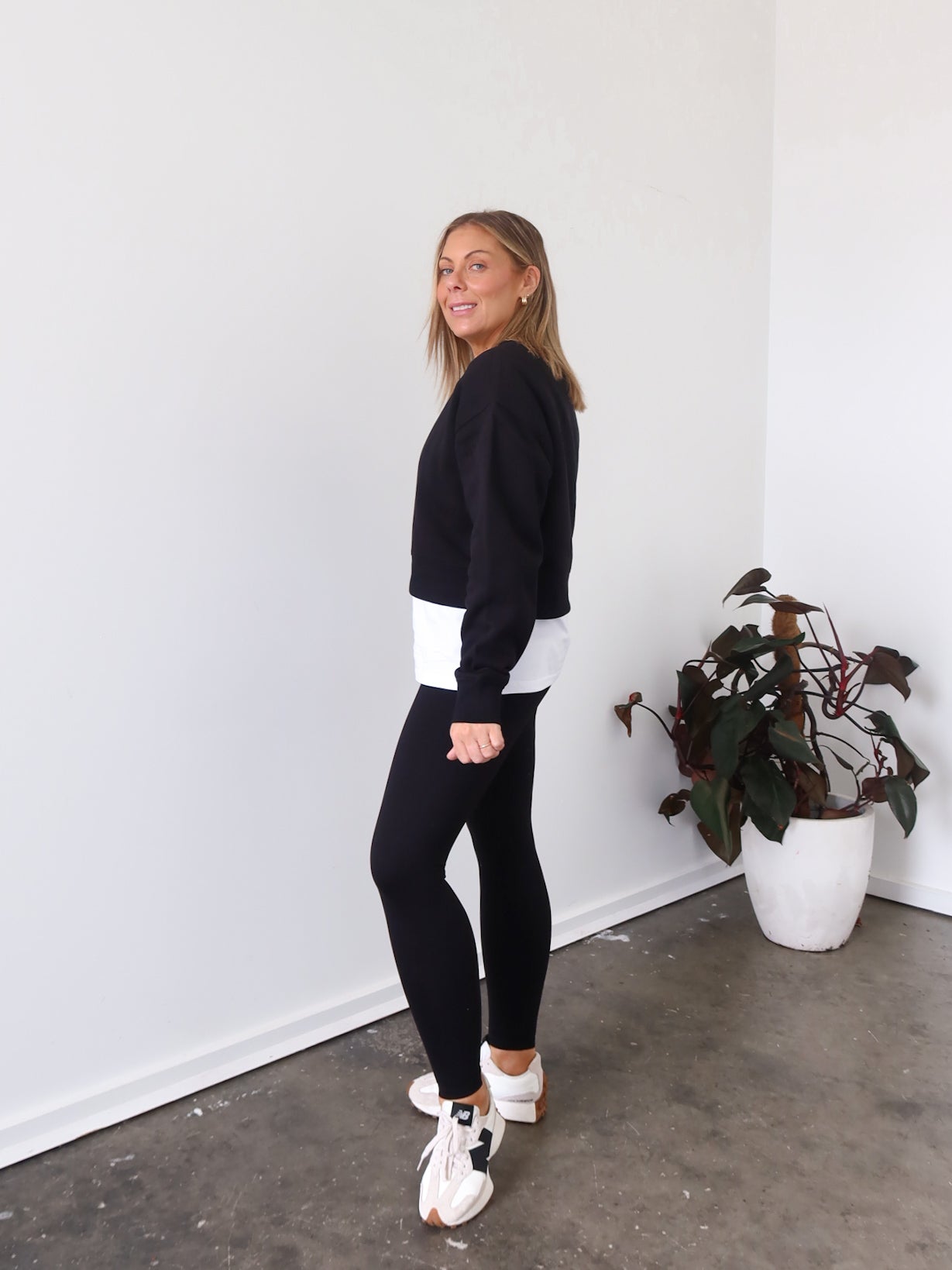 Freya Cropped Crew Sweater