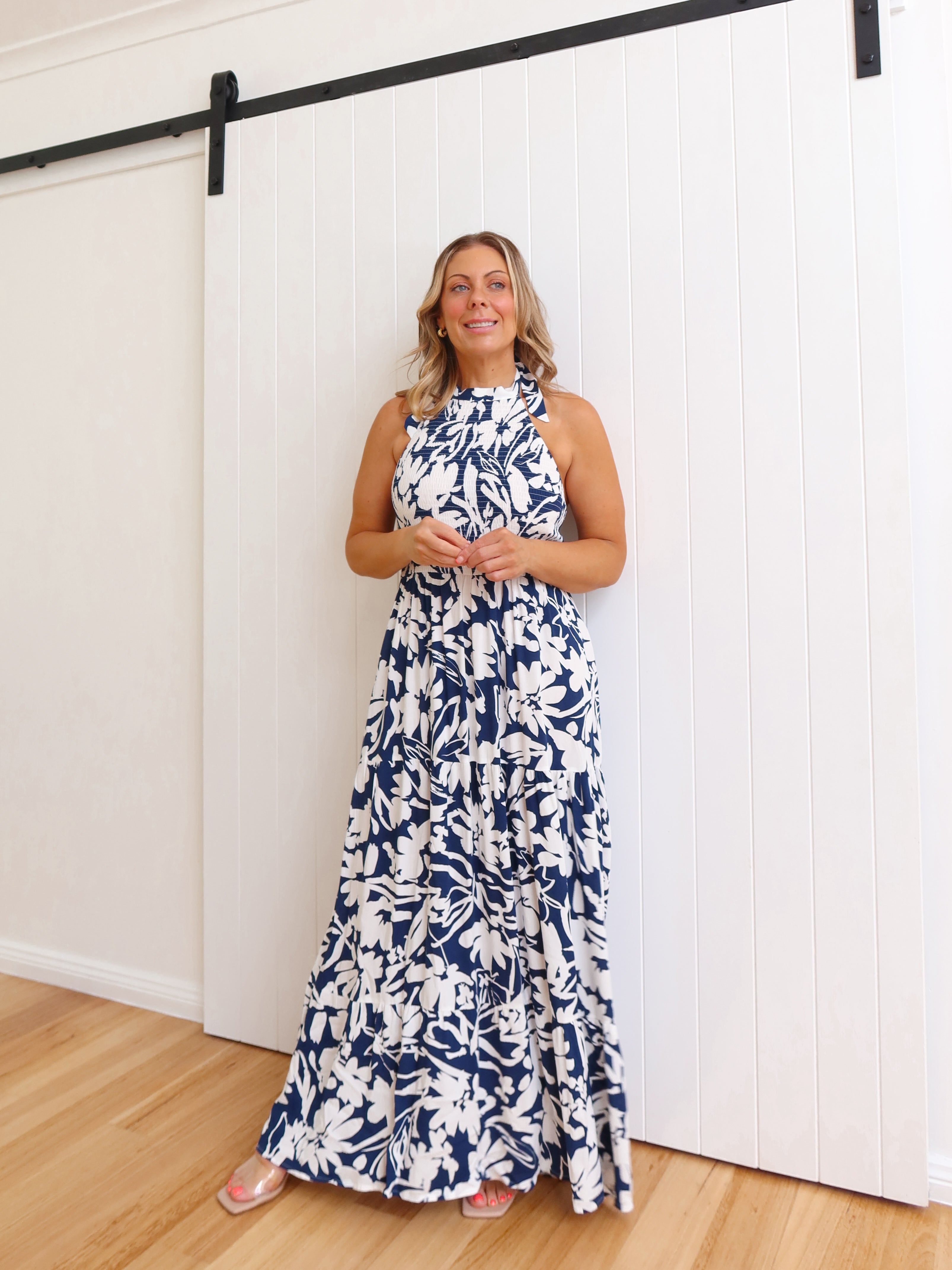 Clementine Dress - Navy