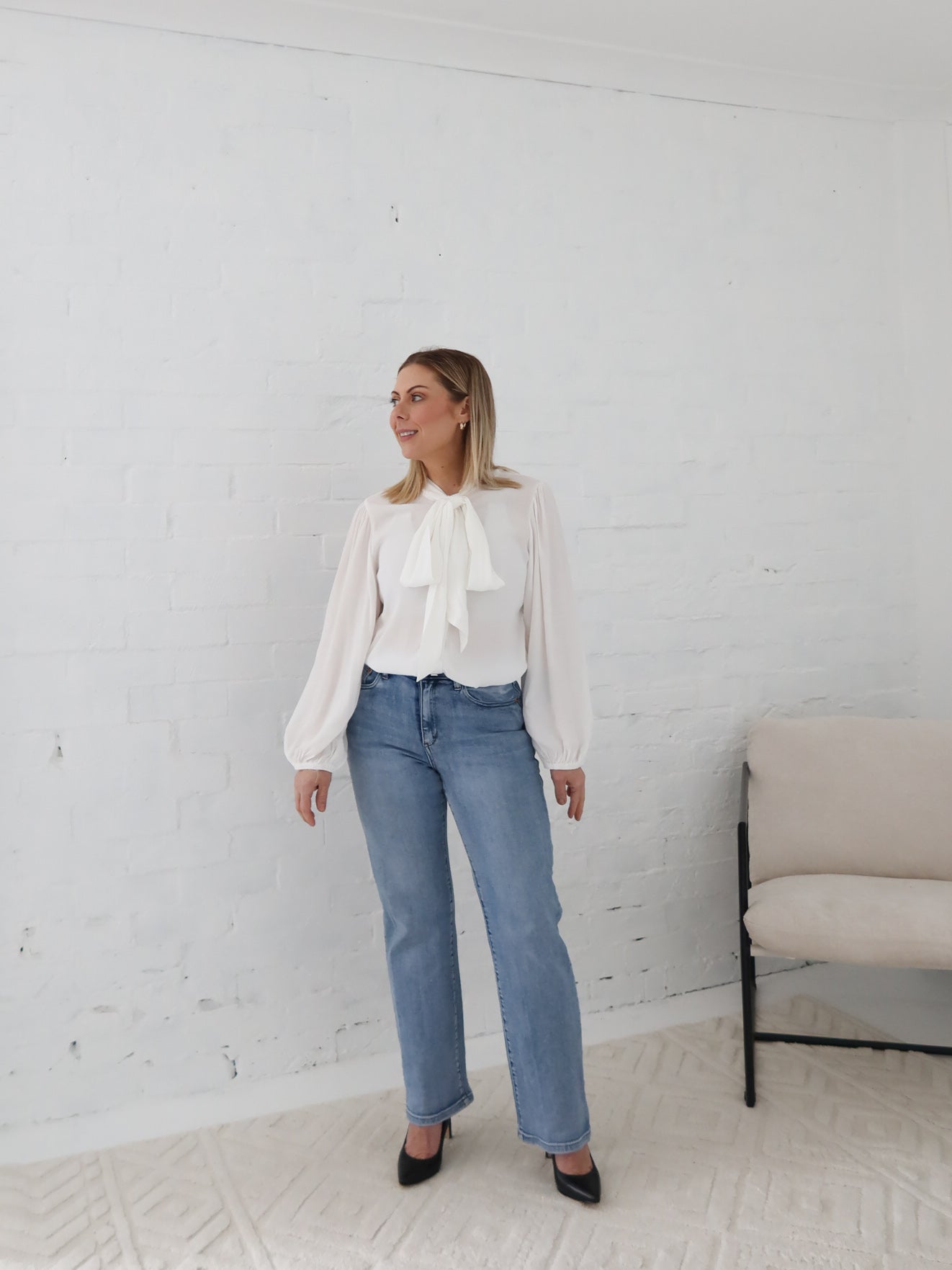 Morgan Blouse - White