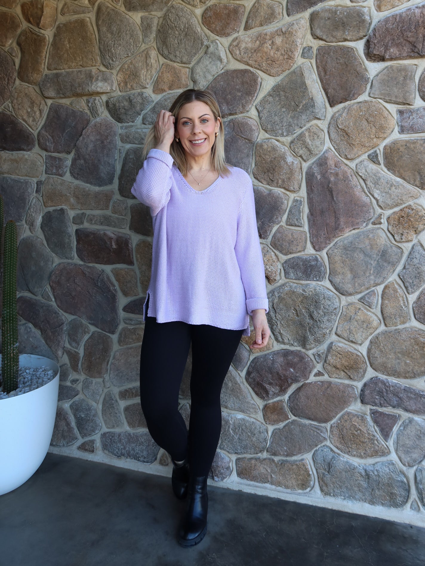 Sailah Knit - Lilac