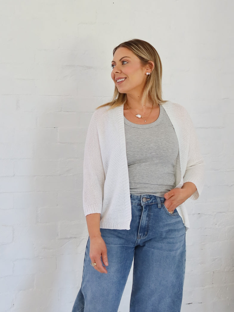 Everlyn Cardi- Vanilla