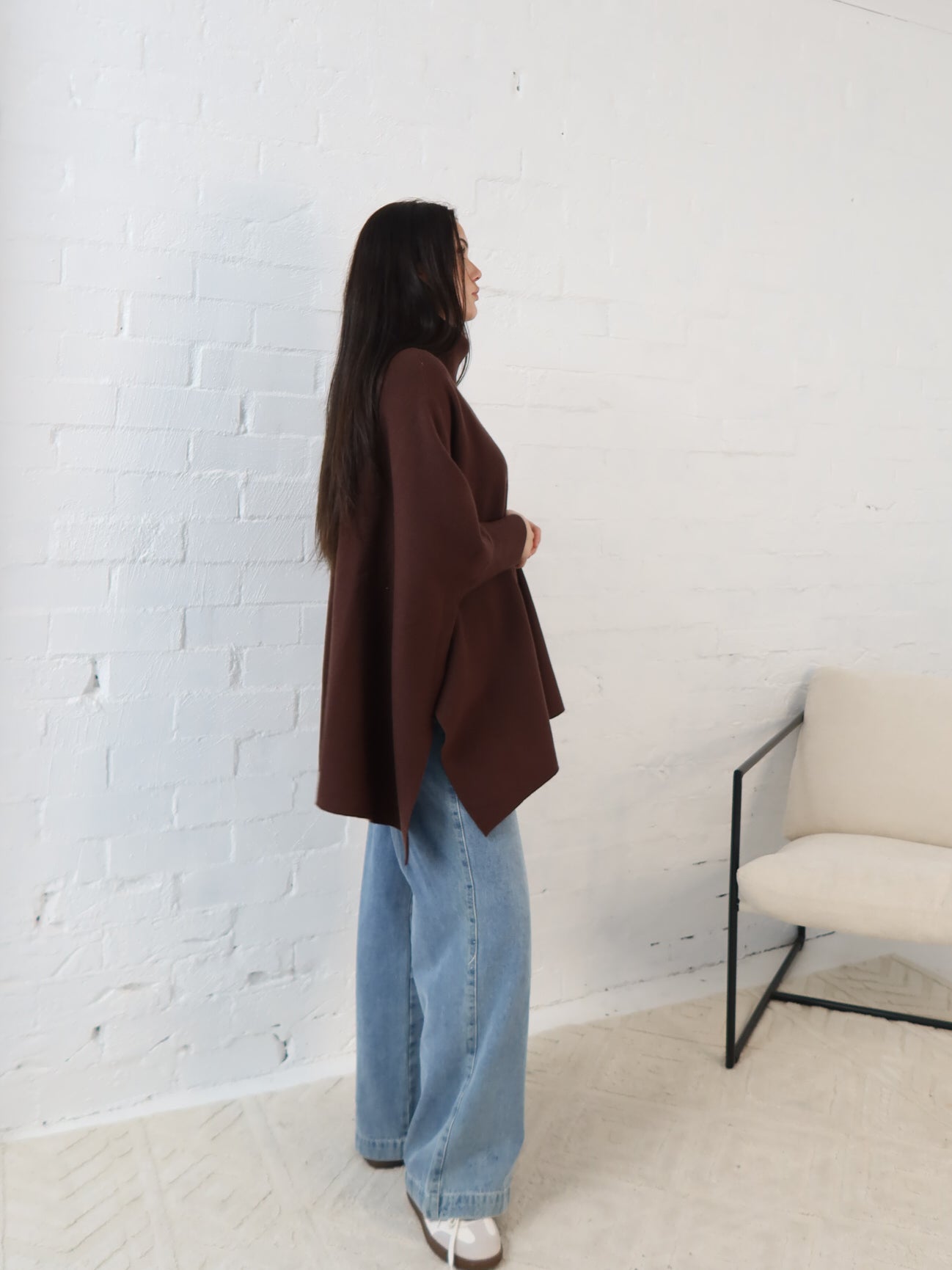 Leah Poncho- Chocolate