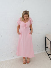Estella Dress - Powder Pink