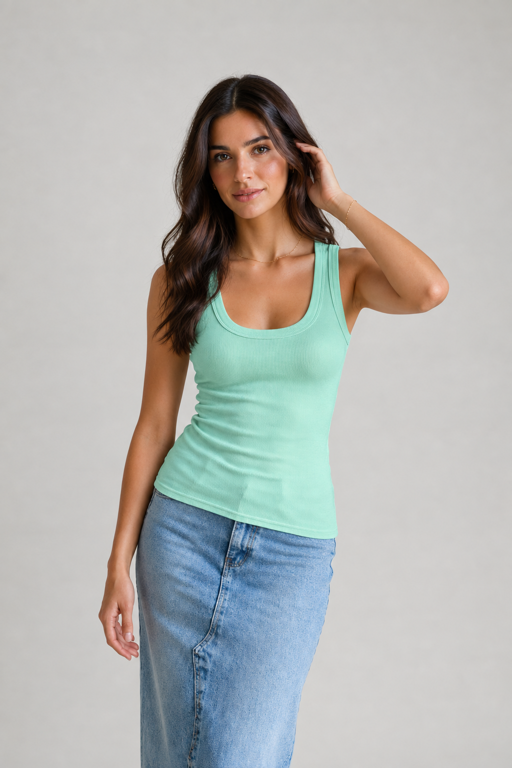 Charlee Tank - Candy Green