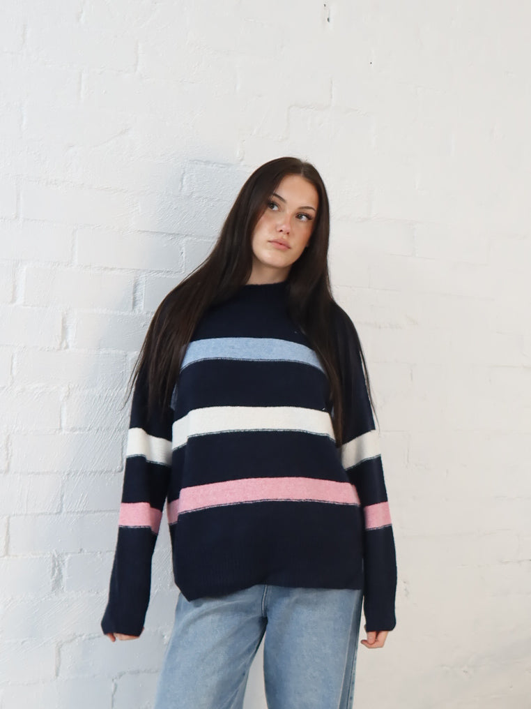 Adeline Knit- Navy