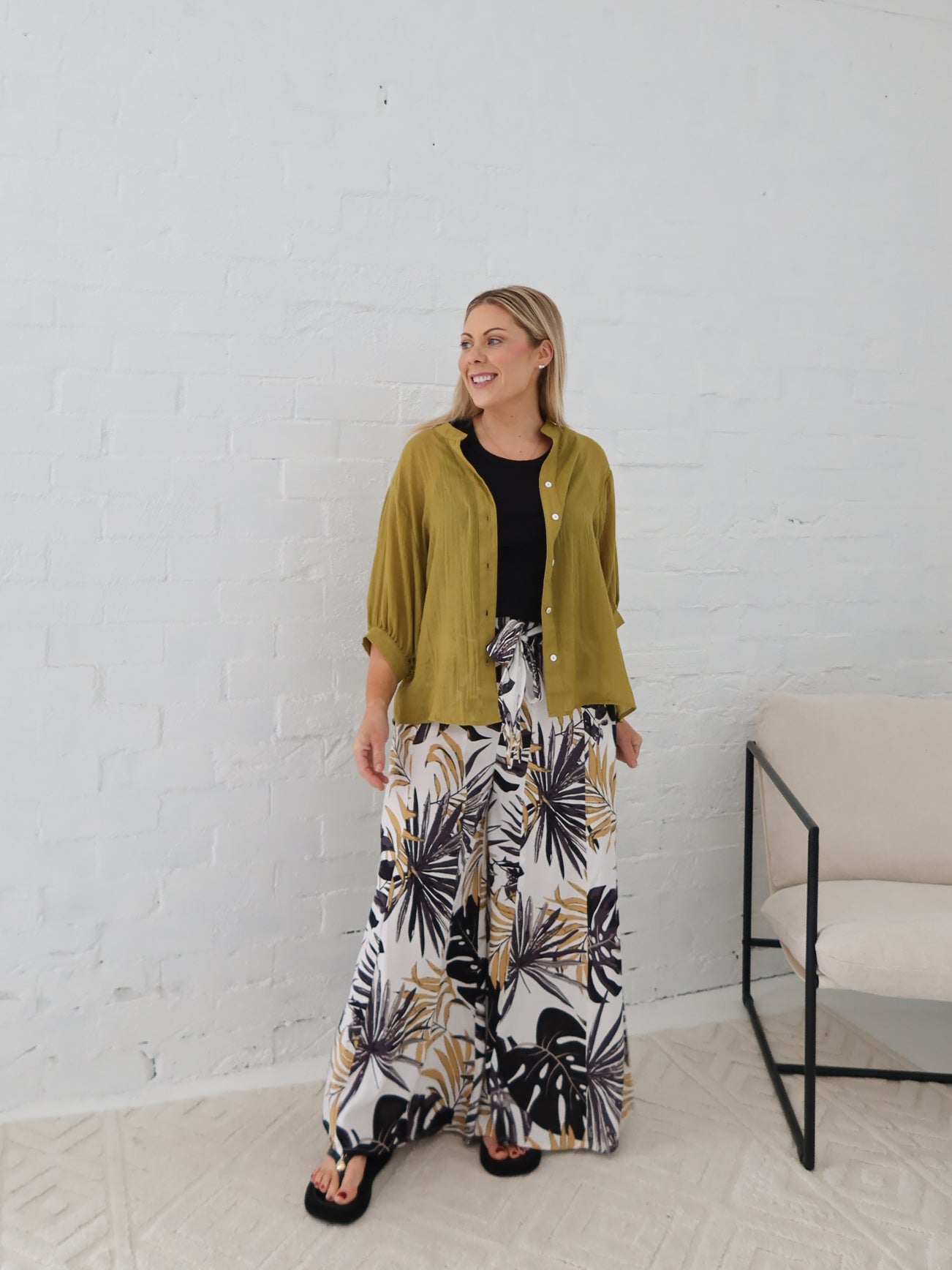 Mimi Blouse - Chartreuse