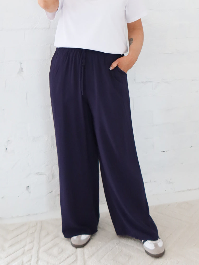 Leo Pants- Navy