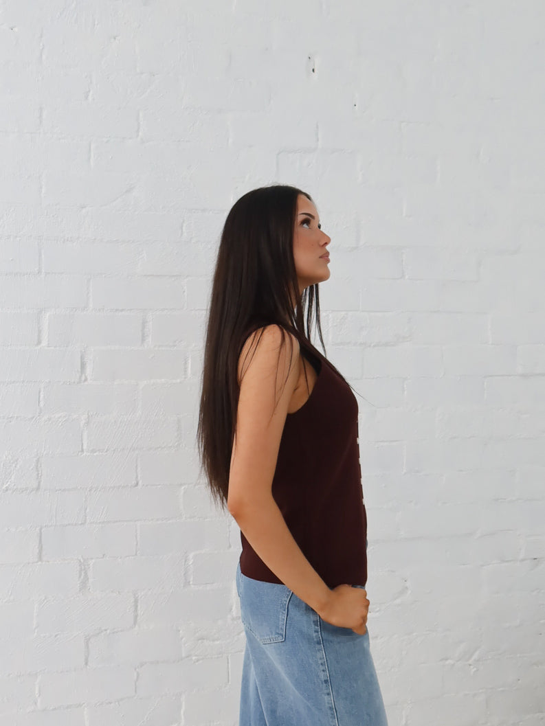 Parker Vest - Chocolate