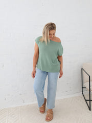 Mariah Knit Top - Pistachio Green