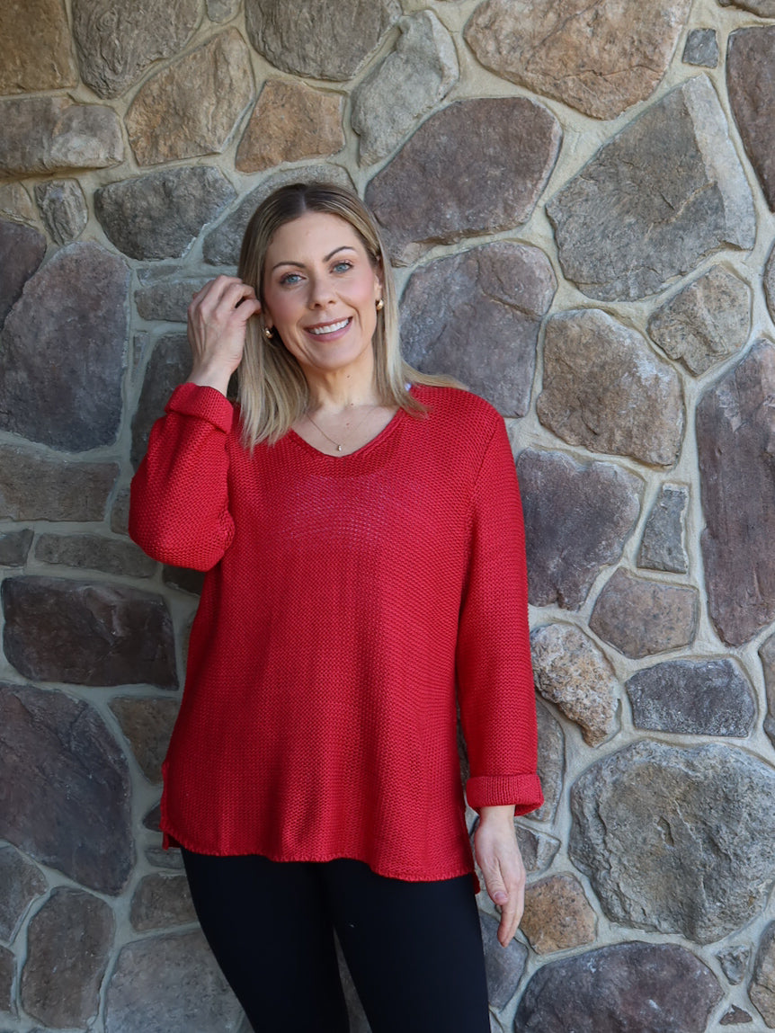 Sailah Knit - Red
