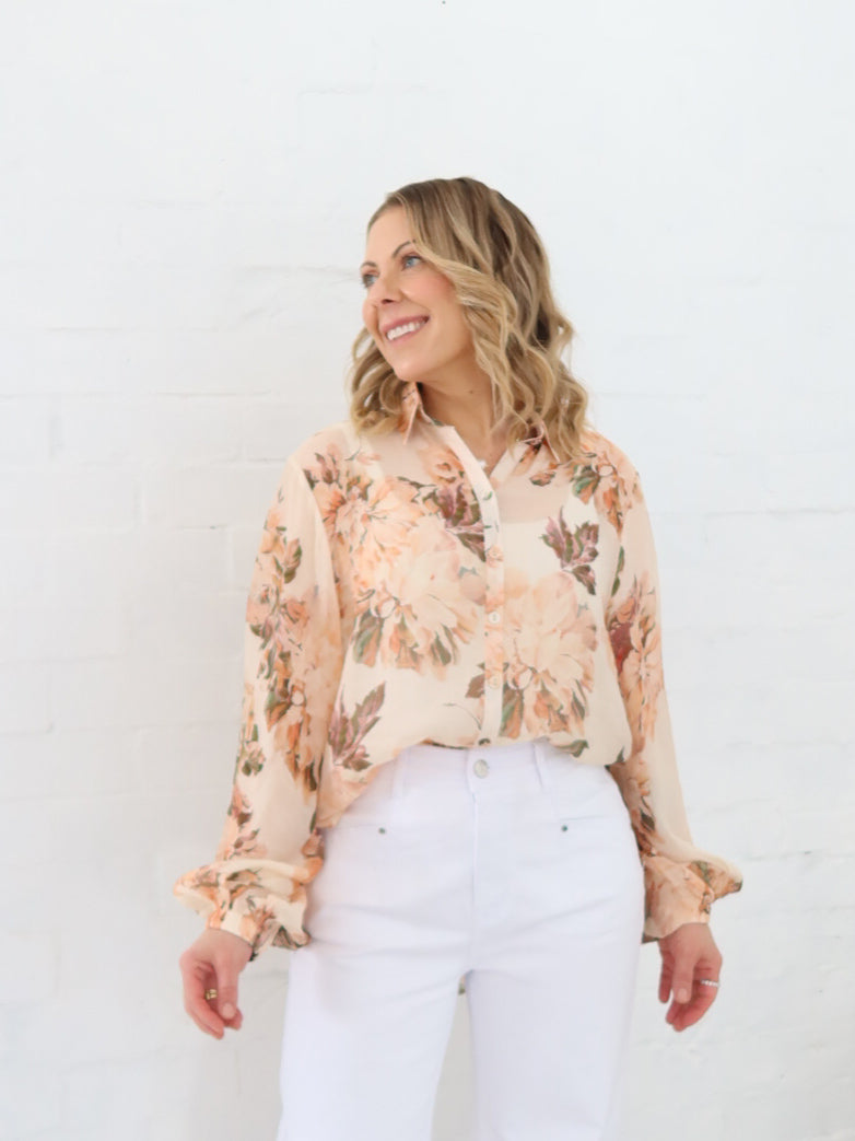 Clara Shirt- Ivory