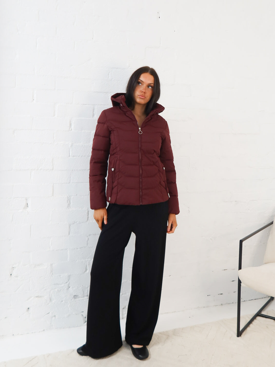 Marty Jacket- Burgundy