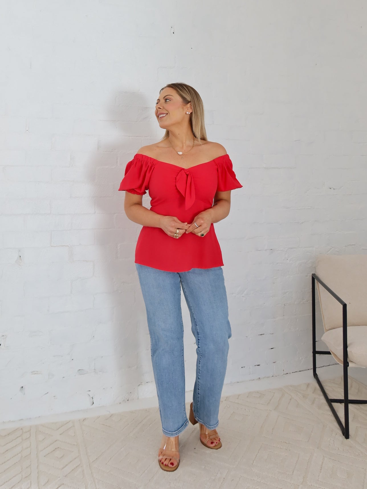 Estella Top- Red