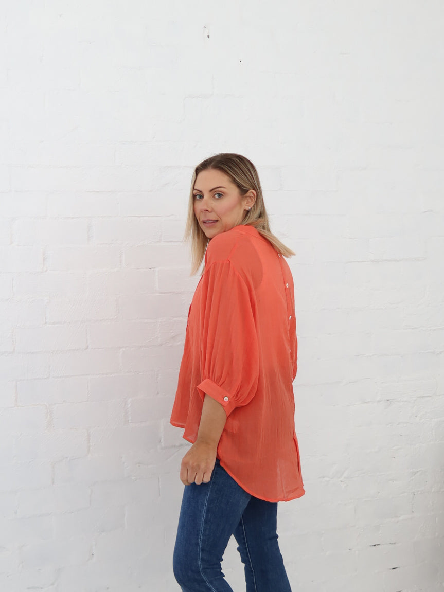 Mimi Blouse - Orange