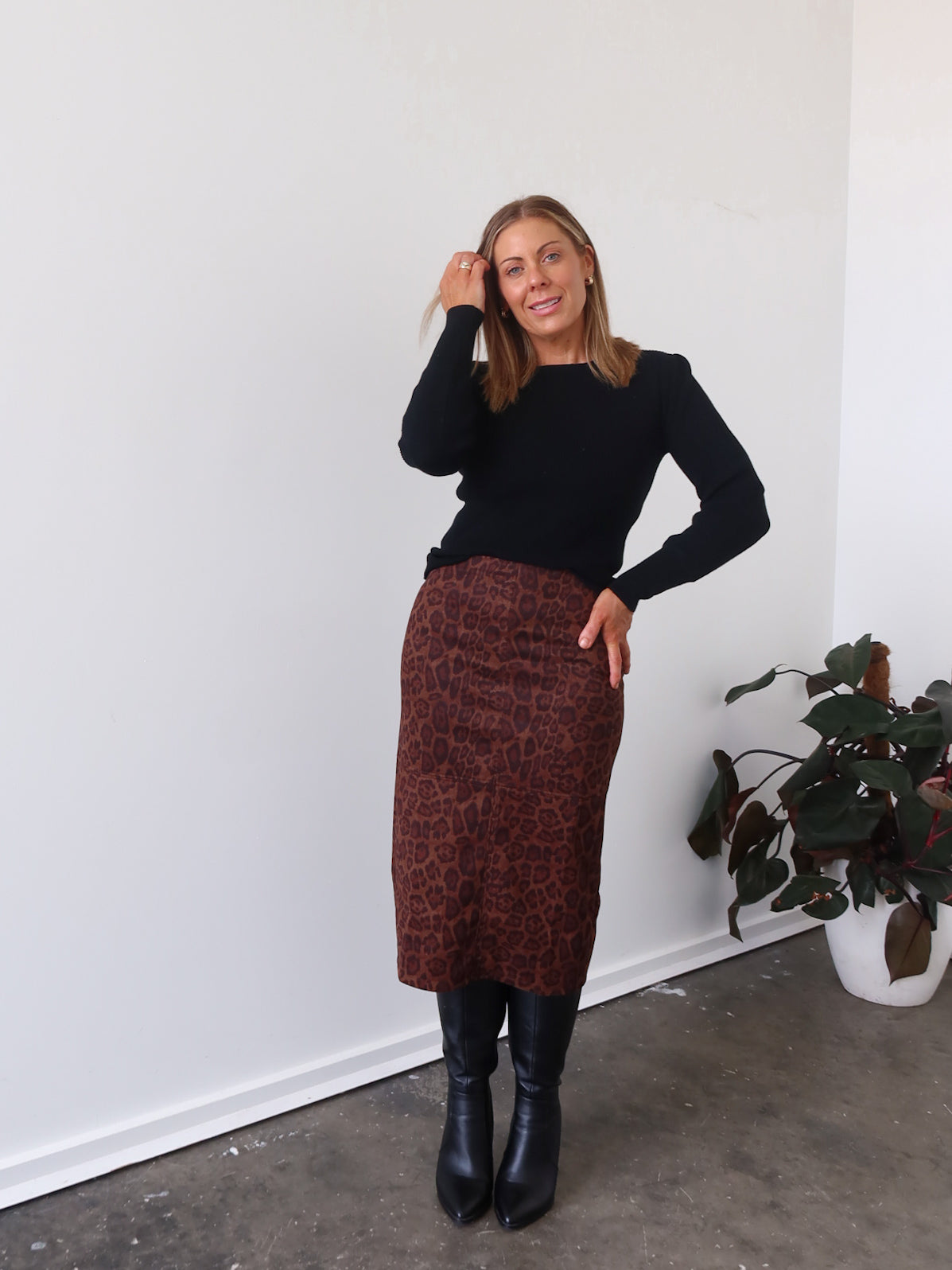 Avalie Skirt - Leopard Print