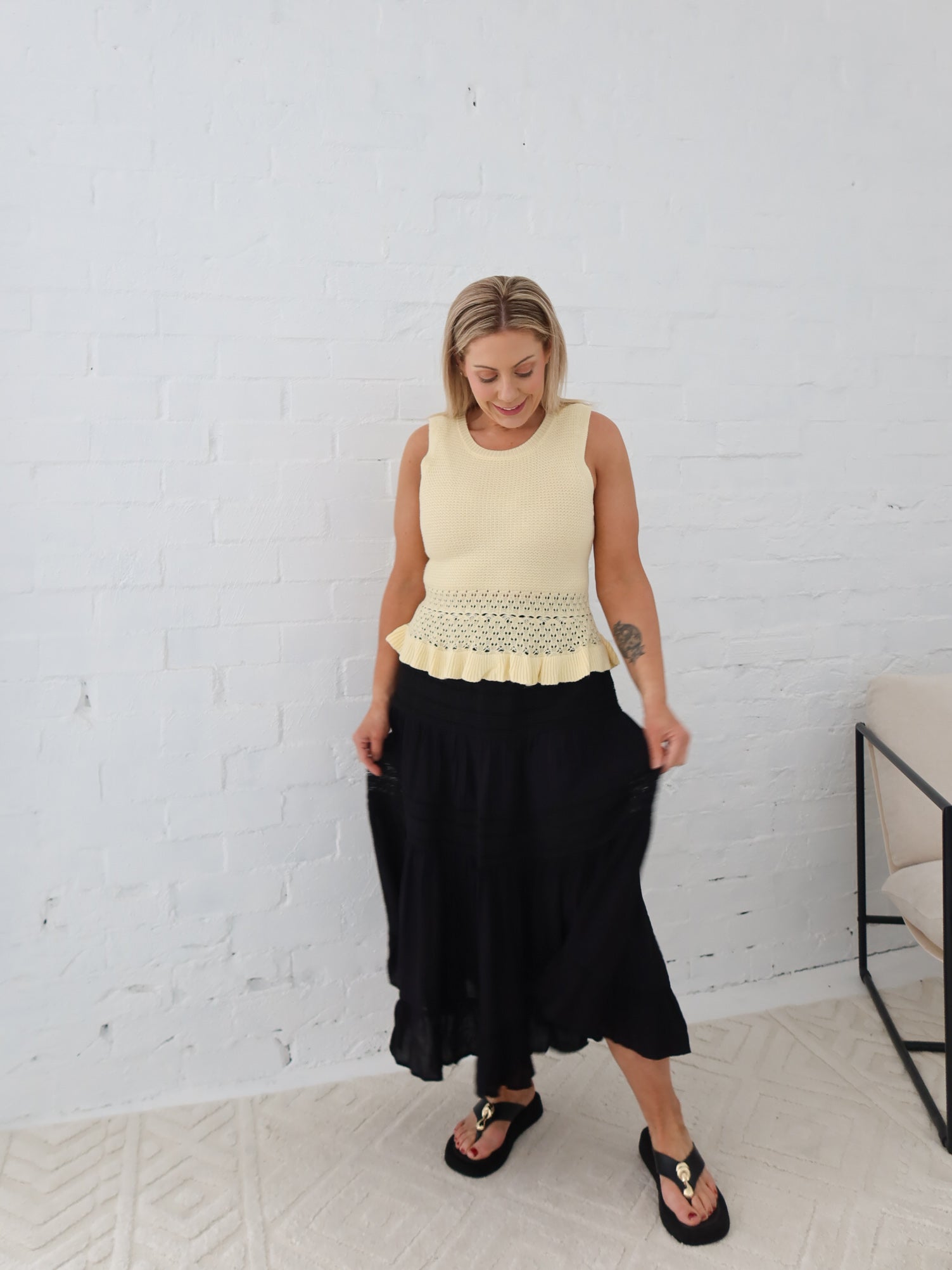 Skye Top- Butter Yellow