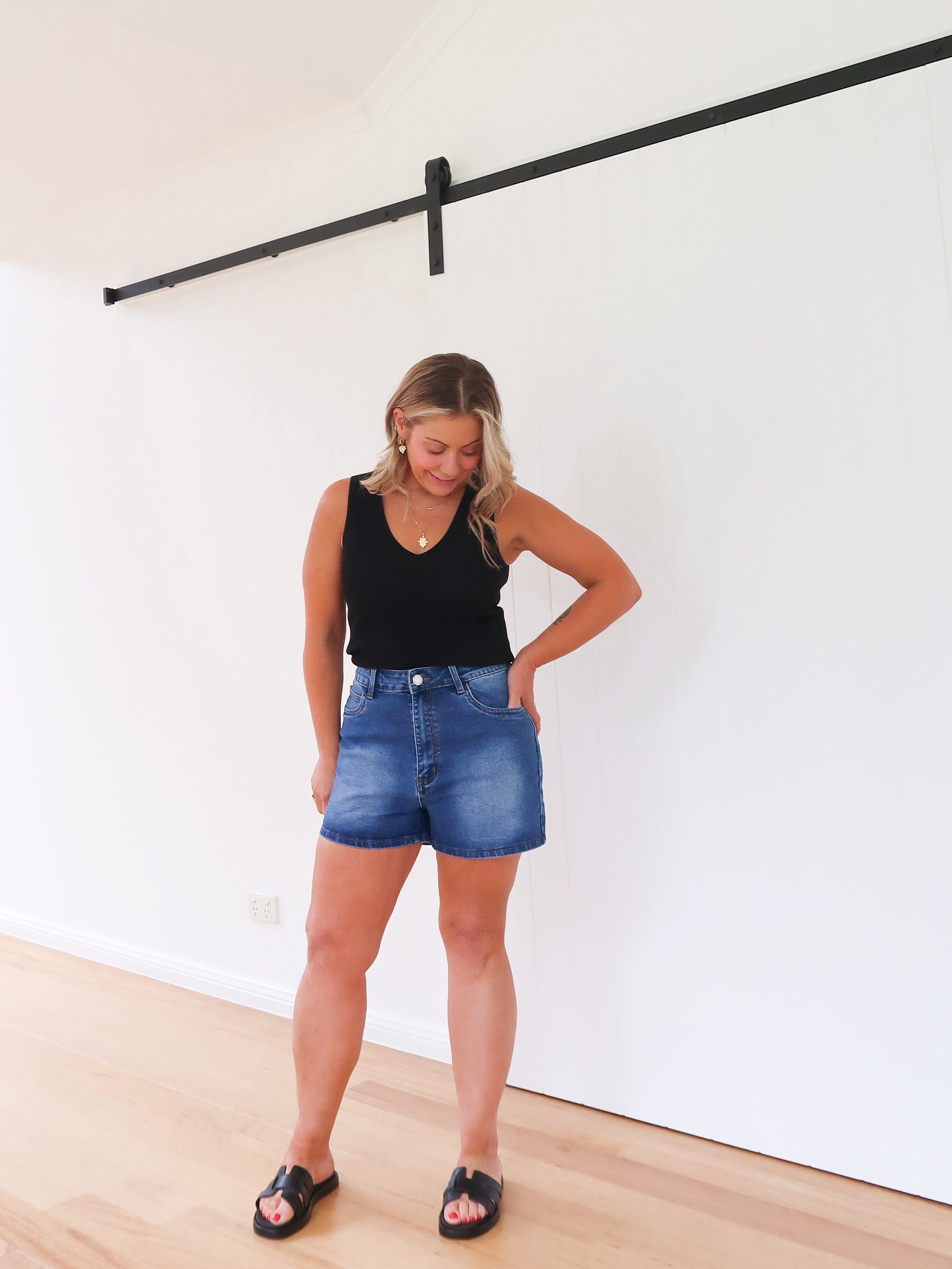 Jude Denim Short- Dark Blue