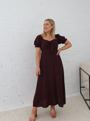 Estella Dress - Chocolate