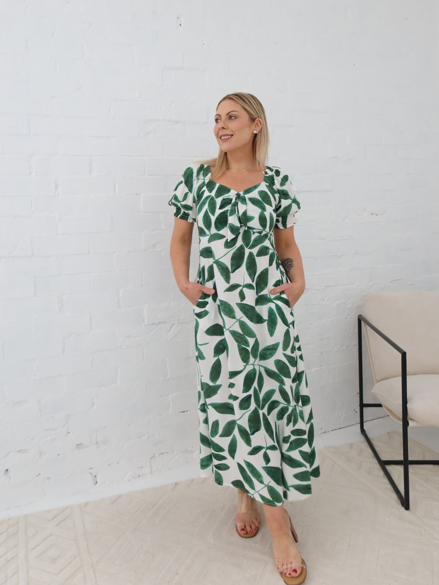 Estella Dress - Green