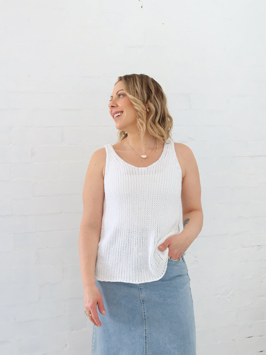 Ivy Top- White