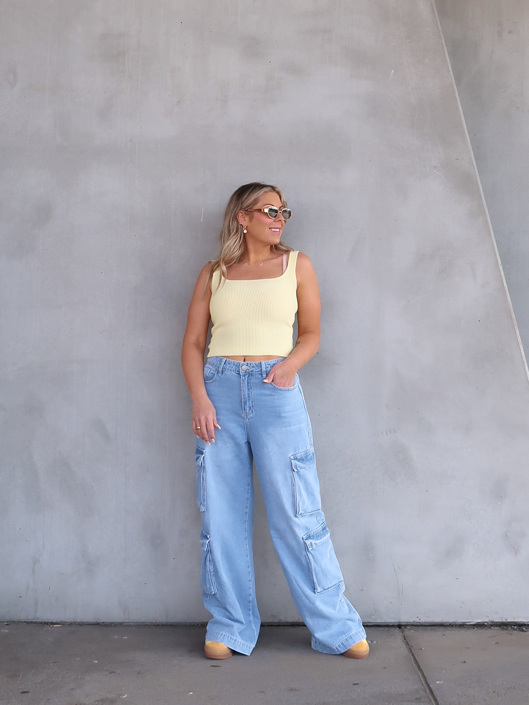 Paxton Cargo Jeans- Light